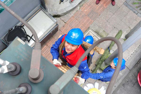 国庆保电 “电马儿”一马当先