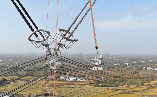 世界首次±1100千伏带电作业在安徽实施