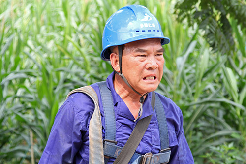 《川观新闻》:高温天 眉山电力人用汗水“浇筑”城市建设5.jpg
