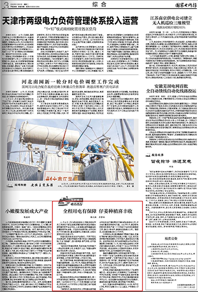 《国家电网报》：全程用电有保障 仔姜种植喜丰收1.jpg