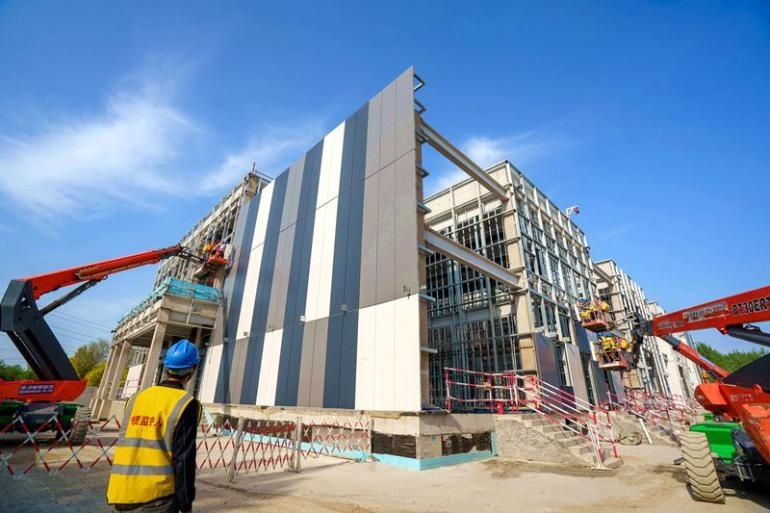 节日我在岗|奋战电网建设现场